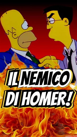 IL NEMICO DI HOMER!🍩 #doppiaggioitaliano #doppiaggio #simpson