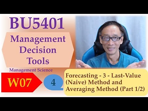 Forecasting - 3 - Last-Value (Naive) Method and Averaging Method (Part 1/2)