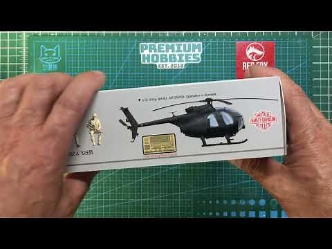 Kitty Hawk 1/35 AH-6J/MH-6J Little Bird, with figures review