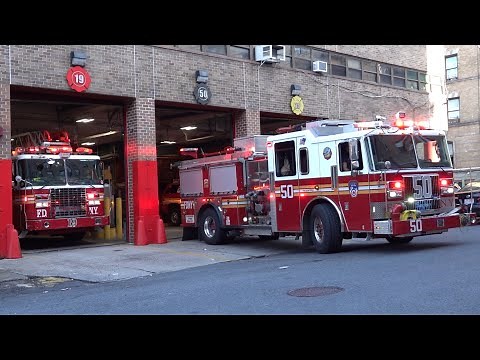 FDNY New Engine 50 & Ladder 19 Responding 10/3/23