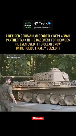 A WWII Panther Tank Was Hidden in His Basement 😱