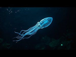 🦑 Glass Squid – The Transparent Ghost of the Deep Sea