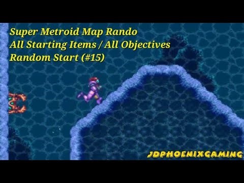 Unnecessary Loops - Super Metroid Map Rando - All Items / All Objectives - Random Start (#15)