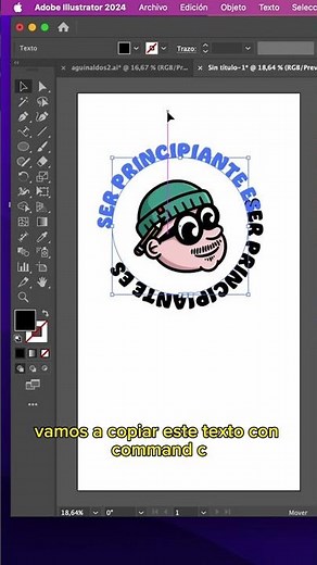 Texto en trazado con Adobe Illustrator #tutorial #illustrator #diseñografico