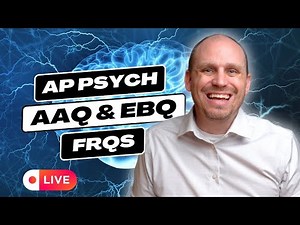 How to Crush the New AP Psych FRQs (AAQ + EBQ) | Live Review