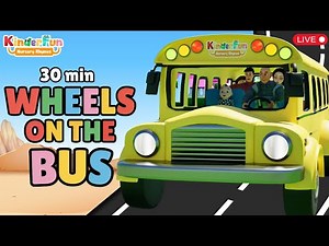 🚌 Wheels on the Bus LIVE - Educational Songs for Kids | Learning Videos for Toddlers & Preschool
