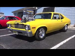 1970 Chevy Nova Blown Pro Street OBX Dreamgoatinc Hot Rods and Pro Street Car 4K Video