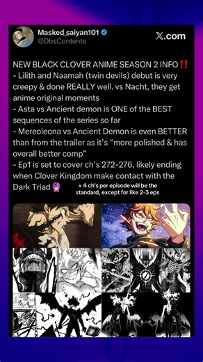 Release date is looking all but confirmed to be for this fall! #blackclover #blackcloveranime #asta #yuno #mereoleona