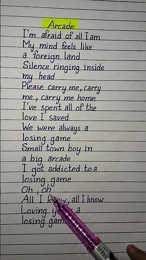 duncan laurence arcade lyrics