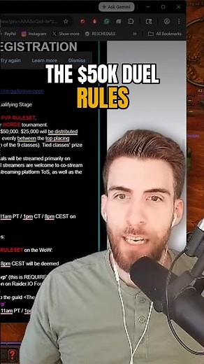 Every Rule Of The WoW Forever $50K Duel Tournament