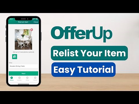 How to Relist on Offer Up !