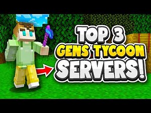 TOP 3 GENS TYCOON SERVERS IN 2026! | Bedrock & Java Edition | Best Minecraft Servers