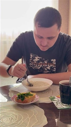 Мукбанг #3 Мой Аппетитный Завтрак #mukbang #еда #вкусно #завтрак