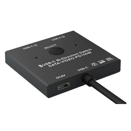 Bi-Directional 8K USB C KVM Switch USB3.1 Type-C Splitter Cable for Video 8K@30Hz 4K@120Hz PD 100w 10Gbps - Walmart.ca