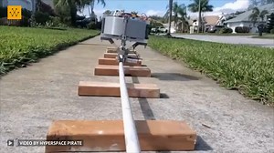Tightrope-walking powered Gyroscope. A gyroscope is a device that uses vibrating plates or rings to measure or maintain orientation and angular velocity. Video Credit: Hyperspace Pirate #engineering #technology #gyroscope | Wevolver.com