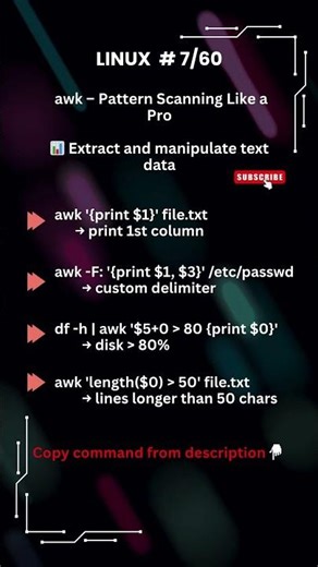 Linux 7/60 #linux #linuxskills #shorts #trending #linuxforbeginners