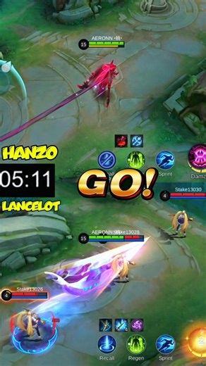 Who will finish first, Hanzo or Lancelot 😂