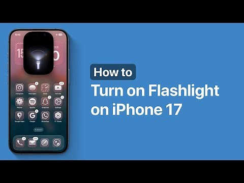 How to Turn On Flashlight on iPhone 17 (3 Ways)