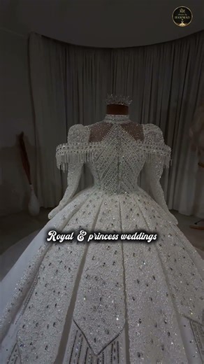 This Is What a $10K+ Bridal Gown Actually Looks Like 💎 #DesignerBridal #WeddingDress