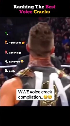 Ranking the best voice cracks 🎤 #hilariousfails