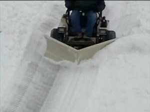 V-Plow Snow Removal Attachment | Grasshopper Mowers