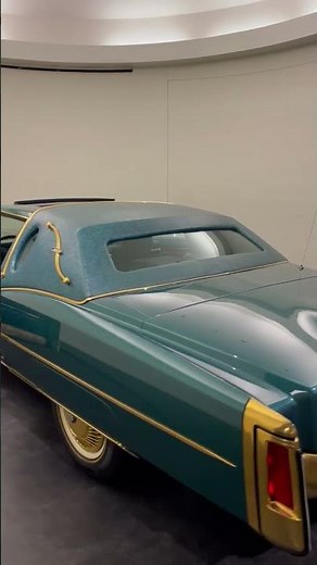 Isaac Hayes' 1972 gold-plated Cadillac.