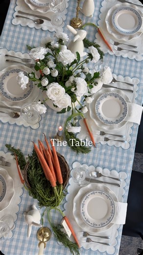 Tableshoppe Co. | Staci | Comment “Spring” to shop this spring-inspired tablescape— perfect for Easter or any spring gathering! This table features our gingham... | Instagram
