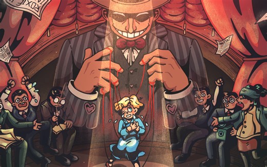 【ipad绘画】我们同时拿到枪！音乐剧《芝加哥》木偶戏-Procreate-DUODUO2.0