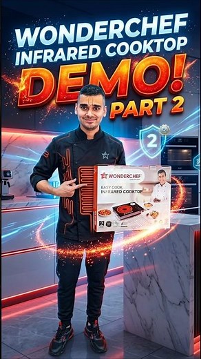 Infrared cooktop demo part 2 # Wonderchef
