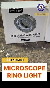 Polarizerd microscope ring light #ring #light #microscope #polarizerd #hemug #tools #hemugtools #mobile #repair #reparing #usefultools #agra #up | Hemugtools