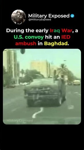 When a U.S. Convoy Got Ambushed in Baghdad 💥🎖️