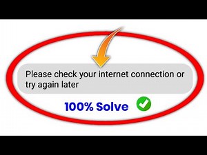 Please Check Your Network Connection | How To Fix Please Check Your Internet Connection Problem