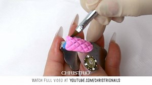 4.8K views | Here's a short clip of the EASIEST way to create CUSHION/QUILTED nails! <3 Created using only 1 product, our AMAZING 3D GEL! <3 Check out our full video here: https://youtu.be/VlKg4TT1TRc | Christrio Nail Products | Facebook