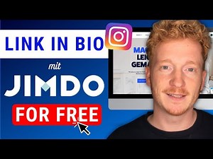 Link in Bio Website erstellen mit Jimdo - Kostenlose Linktree Alternative