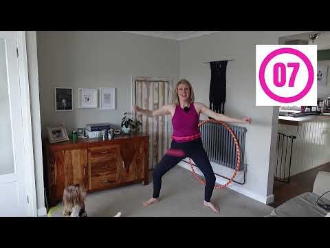10 Minute Smart Hula Hoop Workout - At Home with Kids