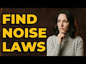 Where Can I Check My City's Noise Laws?