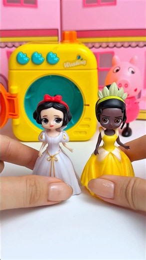 ASMR Toy Unboxing Disney Princess & Peppa Pig Set Toy | Satisfying Toy Sounds #shorts