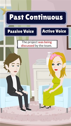 6.6K views · 251 reactions | Past Continuous: Active and Passive Voice. #inviteenglish #pastcontinuous #activevoicepassivevoice #learnenglish #grammar #englishlesson #activevoice #passivevoice | Invite English | Facebook