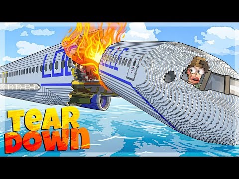 Three Idiots Split a Plane in HALF?! (Teardown)
