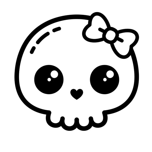 Cute Skull Svg, Pirate Gothic Vector Cricut, Heart Skull Svg, Skull Silhouette Svg, Cut File, Commercial Use, Instant Download - Etsy