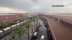 Las Vegas flights delayed due to thunderstorms