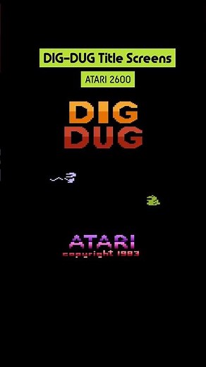 DIG DUG in the Atari 50 NAMCO LEGENDARY PACK