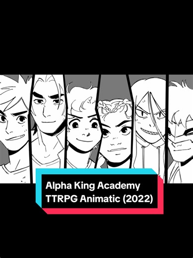 this still does numbers after all these years 🥹 every time I look at it I want to redraw everything...maybe I should just animate it. #alphakingacademy #animatic #ttrpg #masksanewgeneration #storyboard