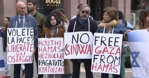 A San Babila il flash mob della Comunità Ebraica