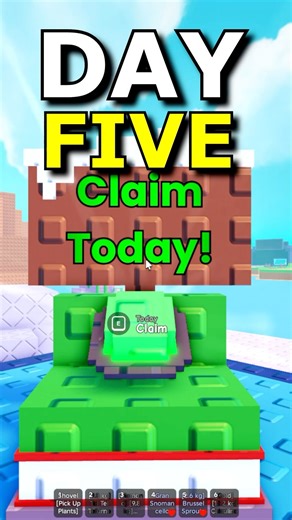 Day 5 Christmas Calendar Reward in Plants Vs Brainrots Roblox