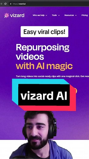 I used the vizard ai tool to easily make a viral clip. Watch how! #vizard #vizardai #aitool #videoediting #adobe #premiere #premierepro #davinciresolve #viralclip #subtitile #youtube #instagram #reels #clips