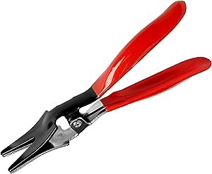 Automobile Hose Remover Pliers, Auto Fuel and Vacuum Line Tube Hose Remover, Separator Pliers Pipe Repairing Tool，Essential Mechanic Tools with Hose Clamp Pliers