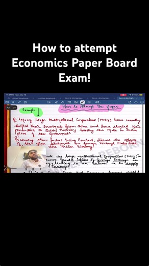 “Economics Board Exam 2026 | Paper Attempting Strategy (Class 12)”