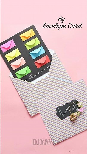 DIY Envelope Card – Easy & Cute Handmade Card Tutorial! #diy #giftideas #papercrafts