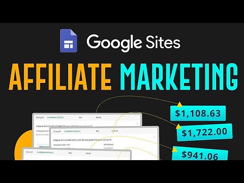 How To Create Google Sites Affiliate Marketing Website (2025)